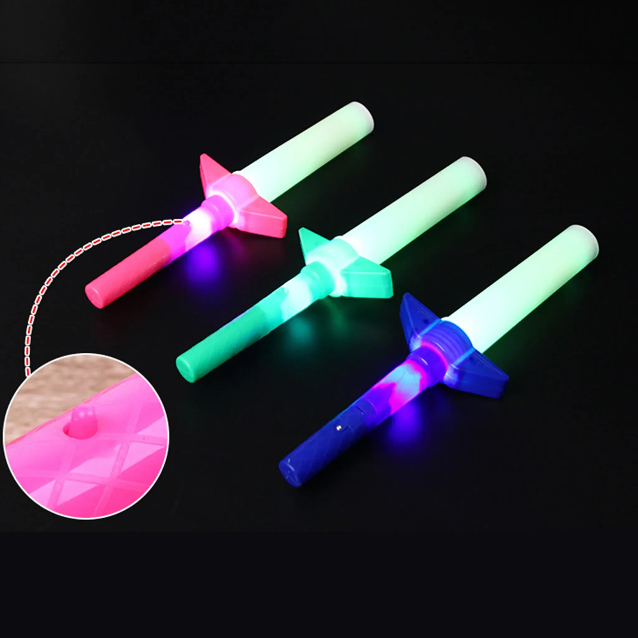Ausziehbares LED Glow Sword – 4-teiliges Leuchtschwert